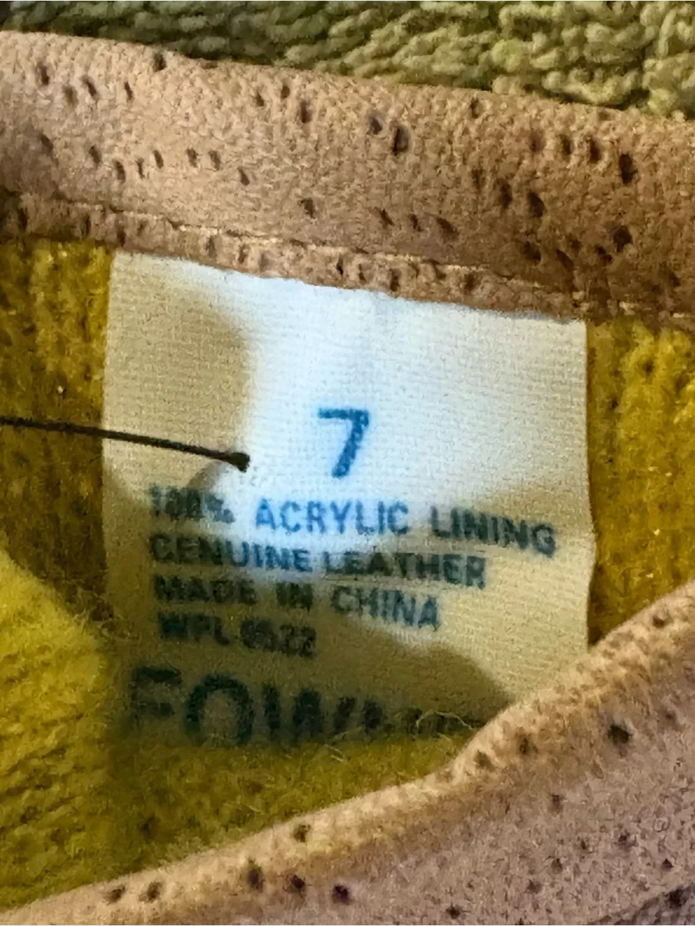 Fownes leather gloves.